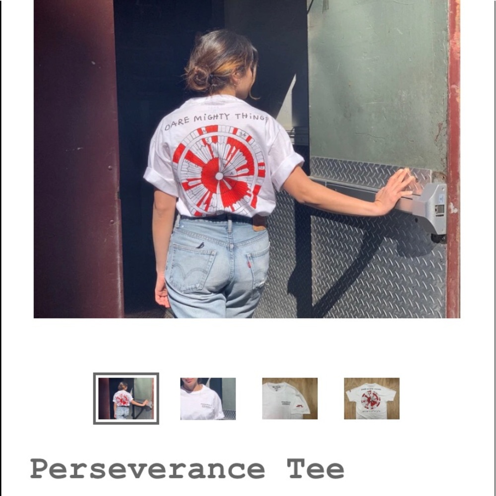 Tom Sachs sold out perseverance t shirt